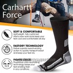 Carhartt Men's Force Performance Work Short Boot Crew Socks