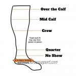 Extra Wide Comfort Fit Athletic Crew (Mid-Calf) Socks for Men and Women Made in USA Pick your size Do not size up
