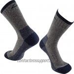 KAVANYISO Men's Thermal Merino Wool Hiking Socks Breathable Athletic Crew Thicken