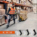 KMM Cotton Moisture Wicking Heavy Duty Work Boot Cushion Crew Socks Men 10 Pack