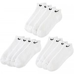 Nike Men's 6-pk. Low-Cut Performance Socks S 8-12