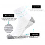 ONKE Cotton Moisture Wicking Comfort Fit Performance Cushion Ankle Low Cut Running Socks for Men 10 Pack