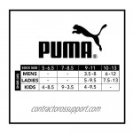 PUMA Socks Men's Crew Socks Grey/Green Sock Size:10-13/Shoe Size: 6-12 (Pack of 6)