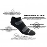 Saucony Men's Multi-Pack Mesh Ventilating Comfort Fit Performance No-Show Socks White (6 Pairs) Shoe Size: 13-15