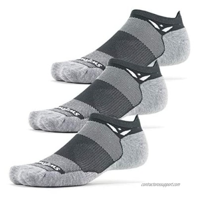 Swiftwick- MAXUS ZERO Tab (3 Pairs) Running & Golf Socks  Maximum Cushion