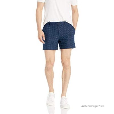  Brand - Goodthreads Men's 5" Inseam Comfort Stretch Linen Cotton Short