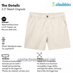 Chubbies Men’s Short Shorts 5.5” Inseam Stretch Casual Chino