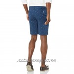 IZOD Men's Saltwater Stretch 9.5 Chino Printed Shorts