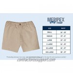 Meripex Apparel Men's 5.5 Inseam Elastic-Waist Short Shorts 4-Way Stretch