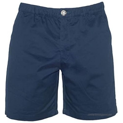 Meripex Apparel Men's 7" Inseam Elastic-Waist Casual Short Shorts 4-Way Stretch