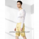 Tansozer Mens Shorts Casual Drawstring Summer Beach Shorts with Elastic Waist and Pockets