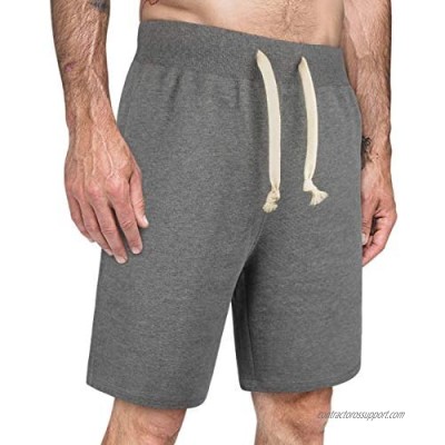 ThEast Mens Casual Cotton Athletic Shorts  Lounge Shorts with Pockets