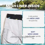 maamgic Mens Swim Trunks 9 with Mesh Lining Quick Dry Bathing Suits for Men Swim Shorts Swimwear