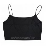 LuFeng Women's Crop Top Cami Camisole Summer Women Sexy Slim Sleeveless Backless Spaghetti Strap Tank Top