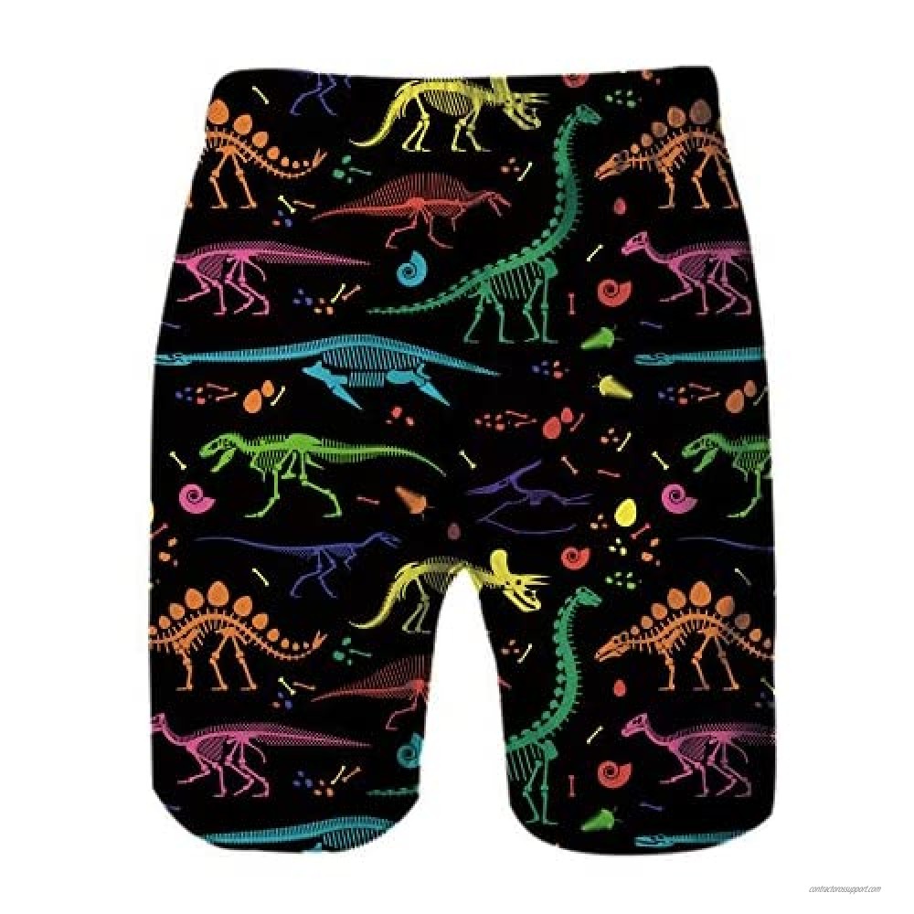 Alistyle Mens Swim Trunks Summer 3D Print Graphic Casual Athletic Swimming Short 