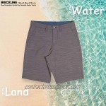 Brickline Hybrid Shorts for Mens Quick Dry Stretch Board Shorts Swim Trunks