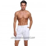 RELLECIGA Men's Swim Trunks Quick Dry Board Shorts with Pockets Bathing Suits