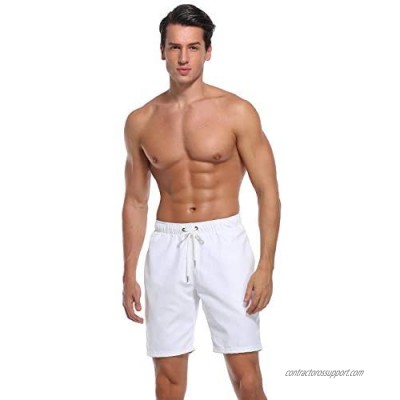 RELLECIGA Men's Swim Trunks Quick Dry Board Shorts with Pockets Bathing Suits
