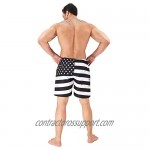 uideazone Men Swim Trunks Drawstring Elastic Waist Quick Dry Beach Shorts with Mesh Lining Swimwear Bathing Suits