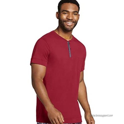 Jockey Men's T-Shirts Cotton Modal Short Sleeve Henley