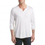 Joe's Jeans Men's Wintz Long-Sleeve Luxe Solid Henley Shirt