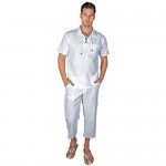 Seaspice Resort GZ1003 - White Cotton Drawstring Pocket Shirt
