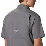 Columbia Men's Low Drag Offshore Short Sleeve Shirt City Grey 3X