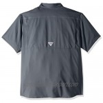 Columbia Men's Standard Low Drag Offshore Short Sleeve Shirt Graphite Medium