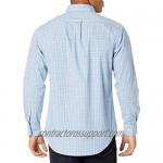 IZOD Men's Advantage Performance Plaid Long Sleeve Stretch Button Down Shirt