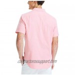 Nautica Men's Short Sleeve Solid Oxford Shirt