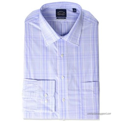 Eagle Men's Fit Dress Shirts Non Iron Stretch-Check-(Big and Tall)