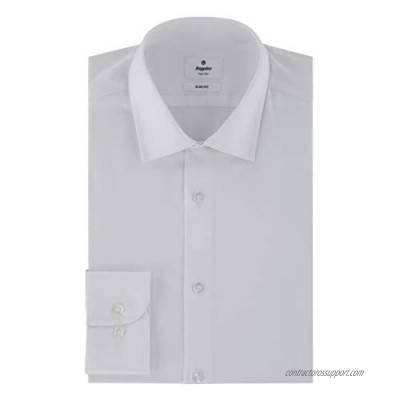 Scappino White Stretch Dress Shirt White 17-4 5