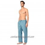 Andrew Scott Men's 2 Pack Super Soft Woven Pajama & Sleep Long Lounge PJ Pants