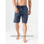 DAVID ARCHY Men's Soft Cotton Knitted Pajama Shorts Lightweight Lounge Bottoms in 1 or 2 Pack