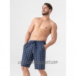 DAVID ARCHY Men's Soft Cotton Knitted Pajama Shorts Lightweight Lounge Bottoms in 1 or 2 Pack
