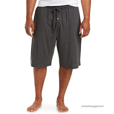  Essentials Men's Knit Pajama Short fit by DXL