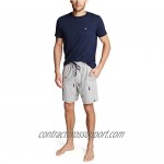 Nautica Men's Soft Knit 100% Cotton Elastic Waistband Sleep Lounge Short