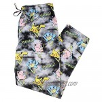 Pokémon Men's Pikachu Squirtle and Jigglypuff Tie Dye Adult Sleep Bottoms Pajama Pants