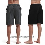 RENZER Men's Pajamas Pants 100% Knit Cotton Sleep Short Lounge Pants