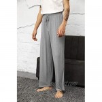 WiWi Men's Bamboo Knit Sleep Pants Lightweight Pajama Bottoms Lounge Pant with Pockets Plus Size Loungewear S-4X