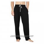 WORW Mens Pajama Pants Soft Cotton Sleep Lounge Pants