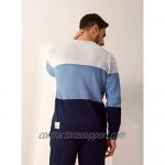 DAVID ARCHY Men's Plush Fleece Sleepwear Warm Cozy Long Sleeve Top & Bottom Pajama Set Nightwear