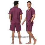 PajamaGram PJ Sets For Men - Mens Cotton Pajamas Shorts Set
