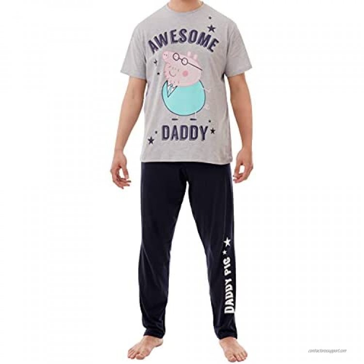Peppa Pig Mens Daddy Pig Pajamas