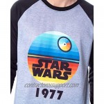 Star Wars Men's Pajamas Star Wars 1977 Raglan Shirt And Lounge Pants 2 PC Sleepwear Pajama Set