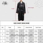 COLD POSH Silk Robe for Men Luxury Bath Robe 100% Silk Sleepwear Male Robe