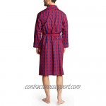 Nautica Men's Long Sleeve Lightweight Cotton Woven Robe Nautica Red Large/X-Large