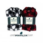 Premium Mens Fleece Robe | Ultra Soft Warm Spa Robe | Luxurious Plush Lightweight Bathrobe