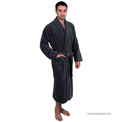 TowelSelections Men's Cotton Robe  Terry Cloth Luxury Spa Bathrobe