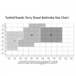TurkishTowels Mens and Womens Original Terry Shawl Turkish Bathrobe